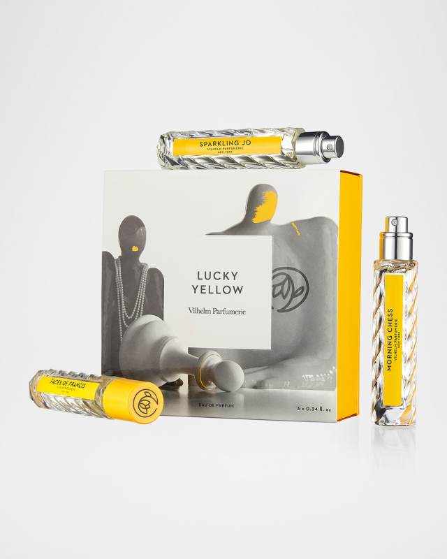 Lucky Yellow Eau de Parfum Set, 3 x 0.34 oz.